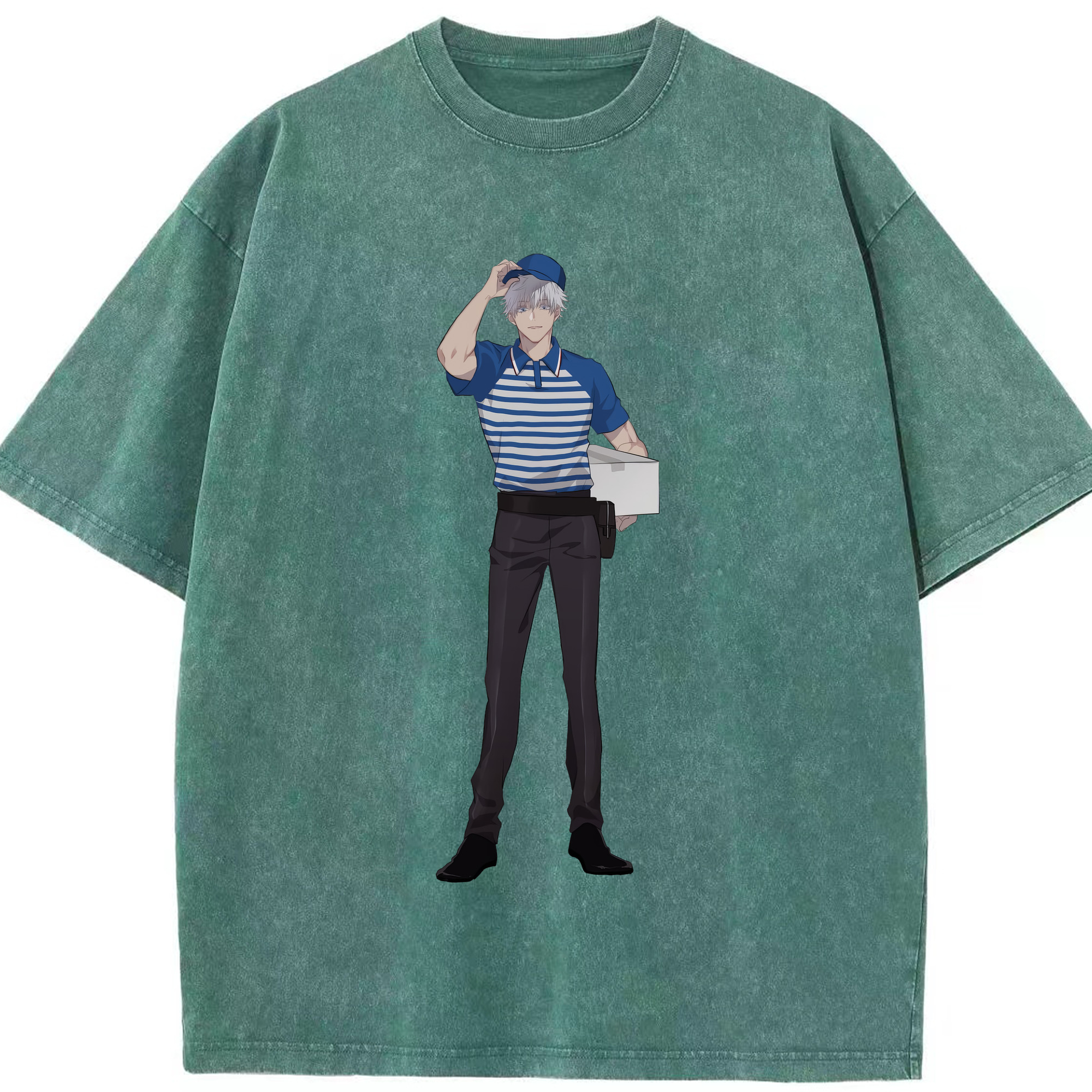 （画像用） 呪術廻戦 Jujutsu Kaisen 綿100% ヴィンテージ風 半袖Tシャツ（フロントプリント）
